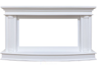 Каминокомплект Royal Flame Rome - Белый с очагом Vision 42 LOG LED