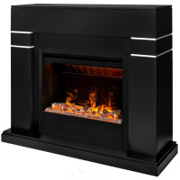 Электрокамин RealFlame Lindelse 26 BLM с очагом 3D Helios 26 SBG