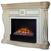 Электрокамин RealFlame  Barcelona 33 WT с очагом 3D Cassette 630