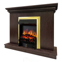 Каминокомплект Хорошие Камины Марс с очагом Royal Flame Fobos FX Brass венге
