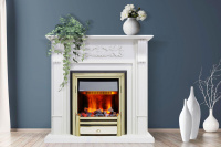Каминокомплект Dimplex Venice - Махагон коричневый антик с очагом Chesford