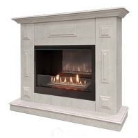 Каминокомплект Хорошие Камины Юпитер с очагом Firelight BFP/P-2520 мрамор