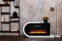 Портал Royal Flame  Basel R - Белый с черным