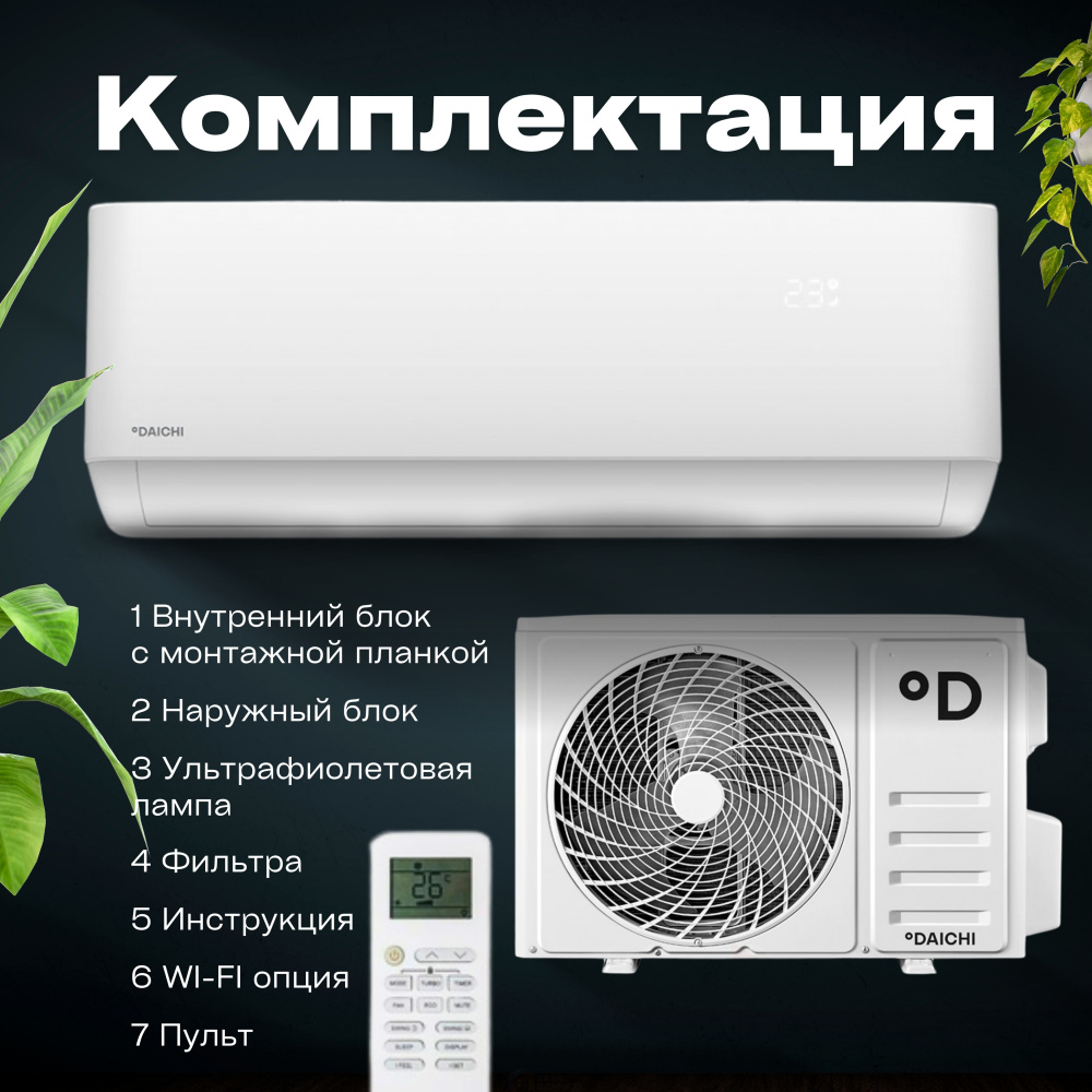 Сплит система Daichi AIR20AVQ1 AIR20FV1 Air on off