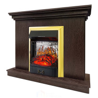 Каминокомплект Хорошие Камины Марс с очагом Royal Flame Majestic FX M Brass венге