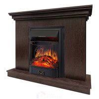 Каминокомплект Хорошие Камины Марс с очагом Royal Flame Majestic FX Black венге