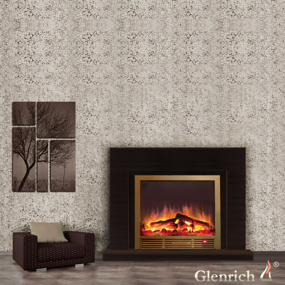 Каминокомплект Glenrich «Астория Deluxe 33» венге с очагом sharm 33 BR