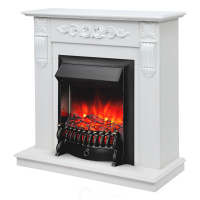 Электрокамин RealFlame  Dominica WT с очагом Fobos Lux Black