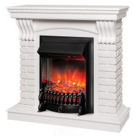 Электрокамин RealFlame  Jazz WT с очагом Fobos Lux Black RC