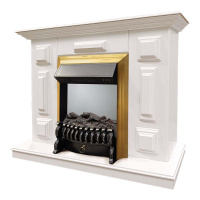 Каминокомплект Хорошие Камины Юпитер с очагом RealFlame Fobos Lux BR S белый