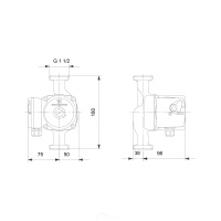 Насос циркуляционный grundfos ups 25-60 eu