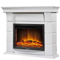Каминокомплект Electrolux Elegante 30 с очагом EFP/P-3020LS белый