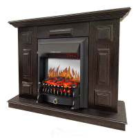 Каминокомплект Хорошие Камины Юпитер с очагом Royal Flame Fobos FX M Black венге
