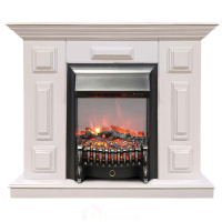 Каминокомплект Хорошие Камины Юпитер с очагом RealFlame Fobos Lux BL S белый