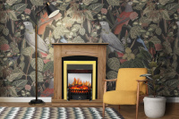 Каминокомплект Royal Flame Barcelona Дуб табачный c очагом Fobos FX M Brass