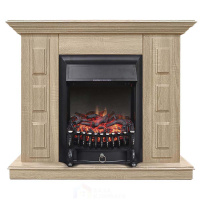 Каминокомплект Хорошие Камины Юпитер с очагом Royal Flame Fobos FX Black сосна