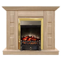 Каминокомплект Хорошие Камины Юпитер с очагом RealFlame Fobos Lux BR S сосна