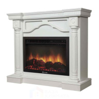 Каминокомплект Electrolux Rome 26/30 с очагом EFP/P-3020LS белый