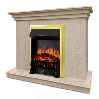 Каминокомплект Хорошие Камины Марс с очагом Royal Flame Fobos FX Brass сосна