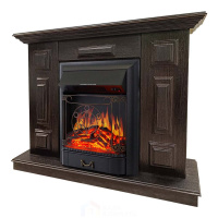 Каминокомплект Хорошие Камины Юпитер с очагом Royal Flame Majestic FX Black венге
