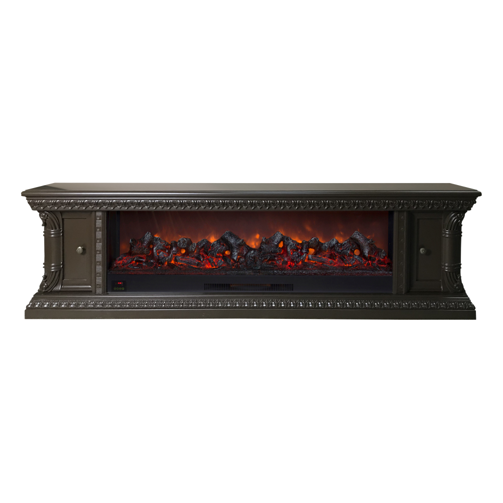 Каминокомплект Glenrich «Георгия DeLuxe» шоколад