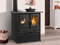 Печь-камин  La Nordica ROSETTA SINISTRA STEEL ANTRACITE (черный)