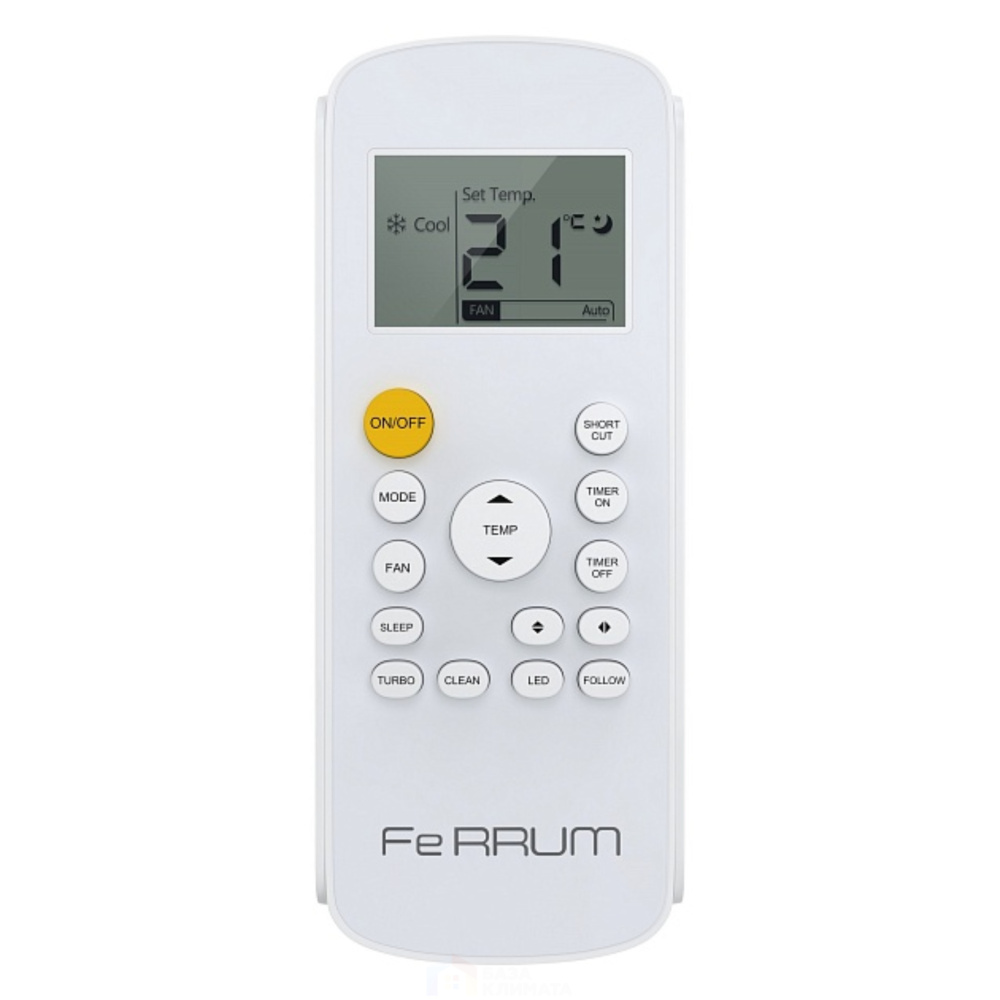Сплит-система настенная Ferrum FIS24F2/FOS24F2-WS30 on/off
