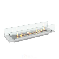 Биокамин встраиваемый в тумбу Steelheat Stand 700 белый
