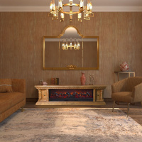 Каминокомплект Glenrich «Георгия DeLuxe» мрамор россо