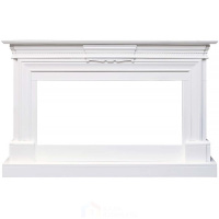 Каминокомплект Royal Flame Chelsea - Белый (Ширина 1350 мм) с очагом Vision 42 LED