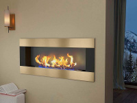Биокамин латунный со стемалитом Zefire Elliot horizontal 1500