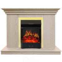 Каминокомплект Хорошие Камины Марс с очагом Royal Flame Majestic FX Brass сосна