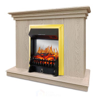 Каминокомплект Хорошие Камины Марс с очагом Royal Flame Fobos FX M Brass сосна