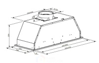 Кухонная вытяжка making Oasis everywhere UM-52S