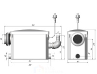 Насосная станция Unipump Sanivort 405 M