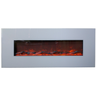 Каминокомплект Glenrich Genius 100 белое стекло