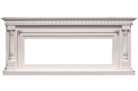 Каминокомплект Royal Flame Dallas 60 - Слоновая кость с патиной с очагом Vision 60 LED