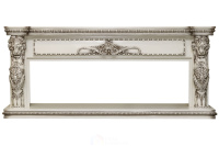 Каминокомплект Royal Flame Windsor 60 - Слоновая кость с темной патиной с очагом Vision 60 LED
