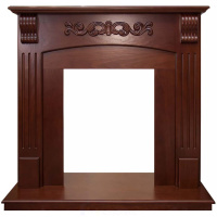 Каминокомплект Royal Flame Sorrento угловой - Орех с очагом Majestic FX M Brass
