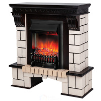 Электрокамин RealFlame  Stone STD AO с очагом Fobos Lux Black RC