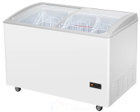 Морозильный ларь Haier sd-377 с изогнутым стеклом