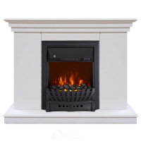 Каминокомплект Хорошие Камины Марс с очагом Royal Flame Aspen Black белый