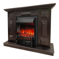 Каминокомплект Хорошие Камины Юпитер с очагом RealFlame Fobos Lux BL S венге