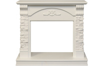 Каминокомплект Dimplex Prague - Белый /Сланец белый с очагом Symphony 26'' DF2624L-INT