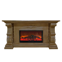 Каминокомплект Glenrich «Сенатор Deluxe» мрамор россо