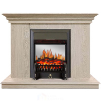 Каминокомплект Хорошие Камины Марс с очагом Royal Flame Fobos FX M Black сосна