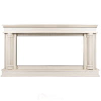 Каминокомплект Electrolux Olympia 42/40/36 с очагом EFP/P-3620LS слоновая кость с золотой патиной