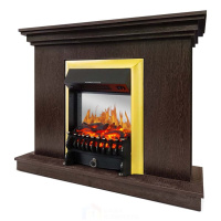 Каминокомплект Хорошие Камины Марс с очагом Royal Flame Fobos FX M Brass венге