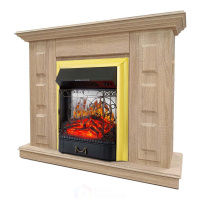 Каминокомплект Хорошие Камины Юпитер с очагом Royal Flame Majestic FX M Brass сосна