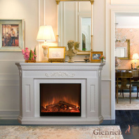 Каминокомплект Glenrich «Каролина Delux»  белый